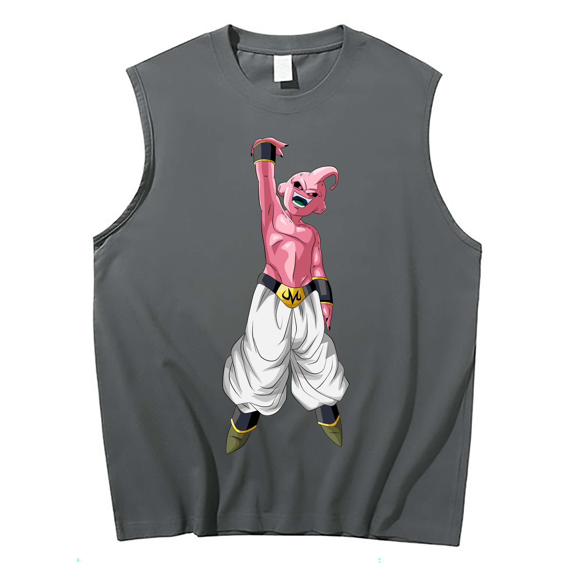 （画像用） ドラゴンボール 魔人ブウ DRAGON BALL Majin Buu コットン100％タンクトップ（フロントプリント）